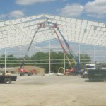 Pittsburgh State University Sports Facility Construction Framing