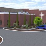 Lakeside Presbyterian Church 3D rendering