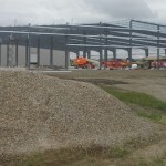Watco Transload Industrial Construction Phase II Exterior Framing